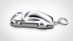 Porsche 911 (964) Turbo Speedform Automotive Sculpture Keychain 3D print file 3d model
