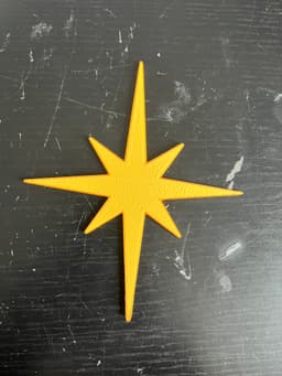Atomic Starburst Retro 1950s Wall decor art 3d model