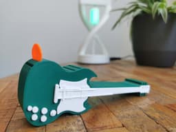Guitar Pick Holders - Small Guitars easy print 3d model