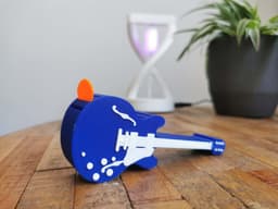 Guitar Pick Holders - Small Guitars easy print 3d model