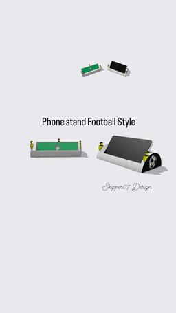 Phone Stand Football Style.stl