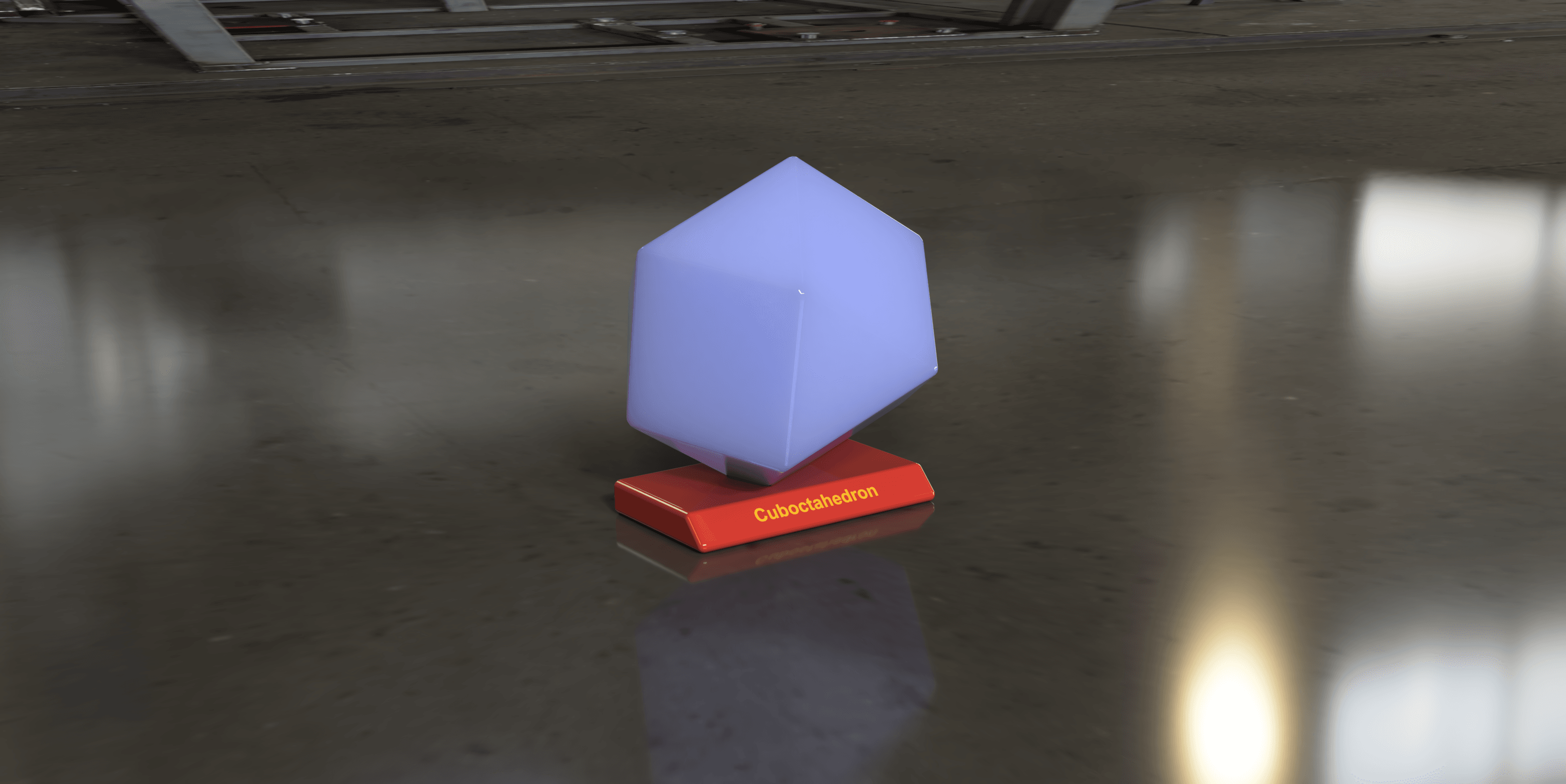 Cuboctahedron Solid 3d model