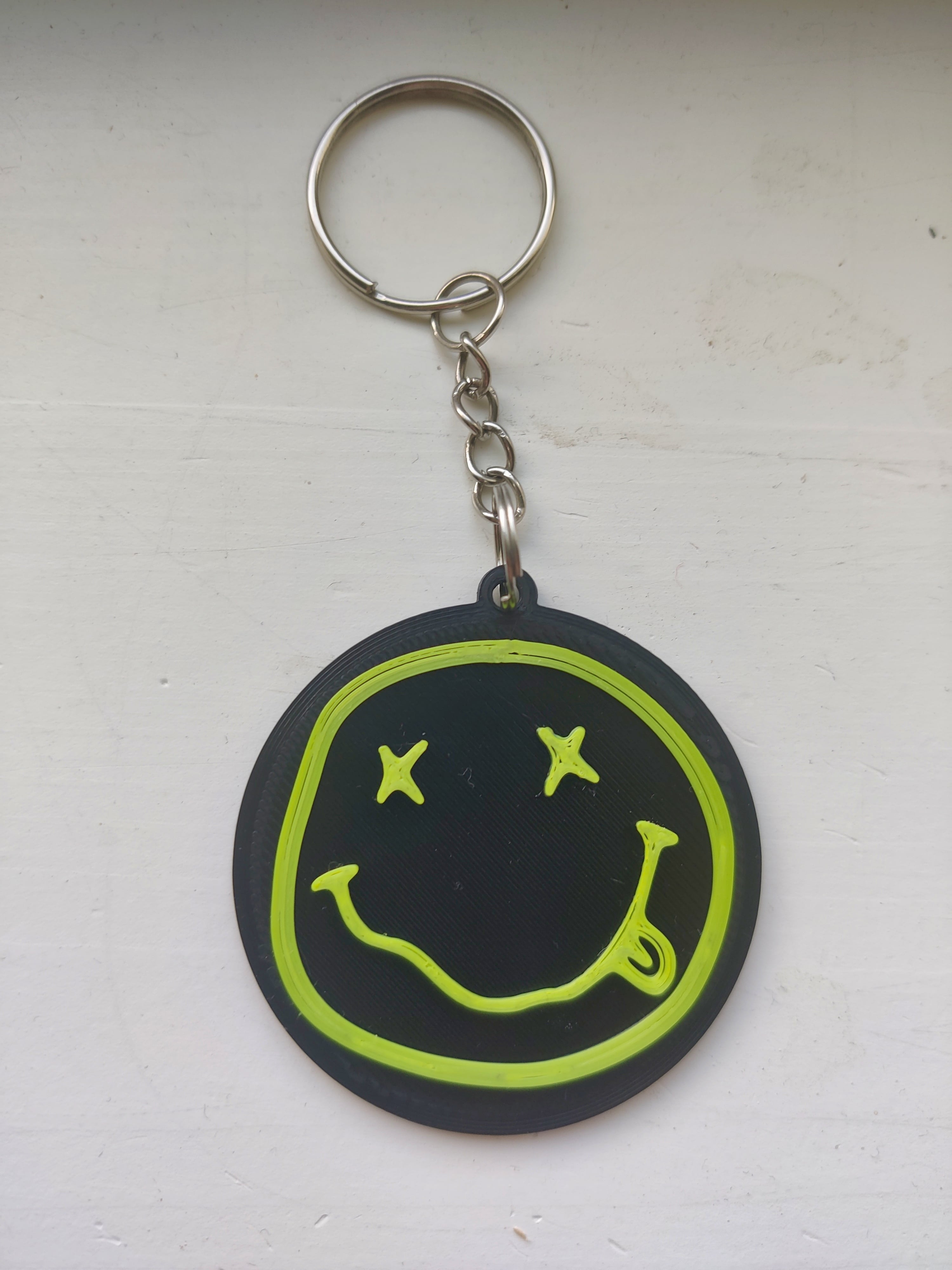Nirvana keychains 3d model