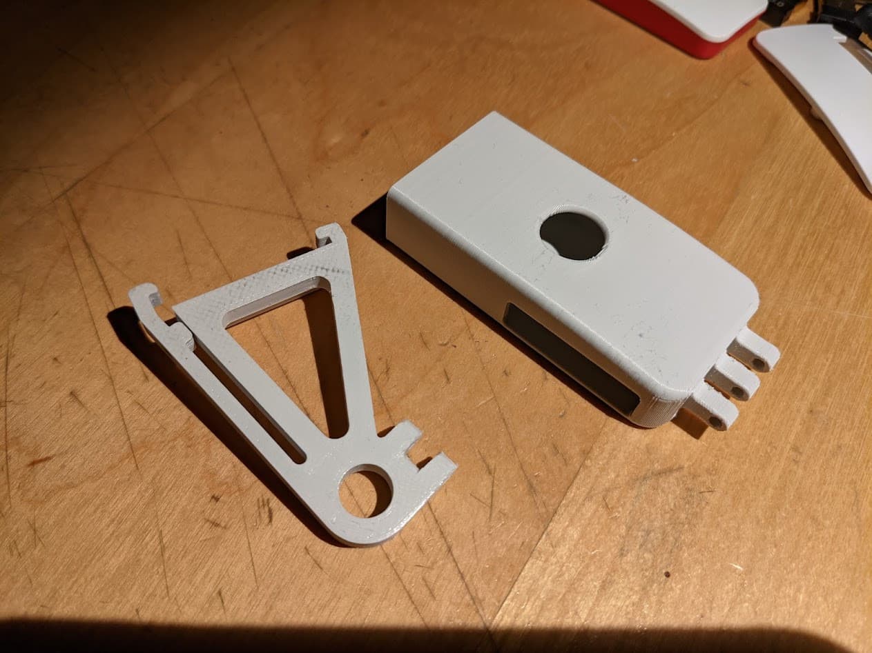 Pi Zero with Camera Holder 3d model
