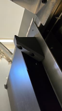 1U 19" Wall Mount Bracket 3d model