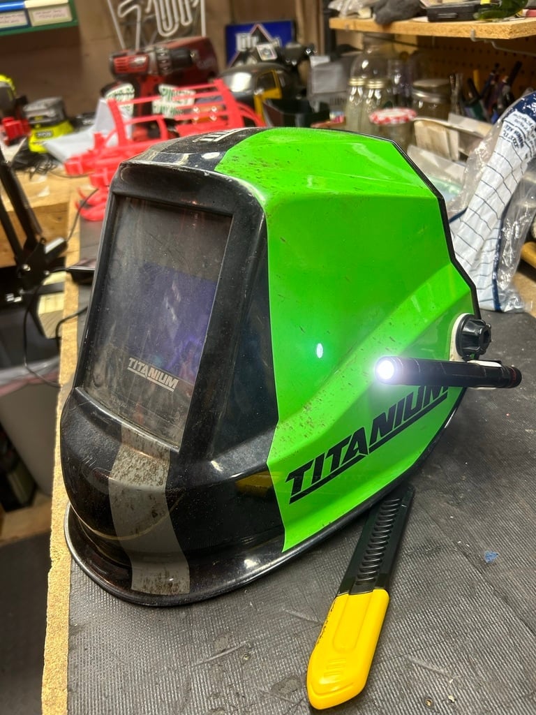 Welding Hood Light Clips 3d model