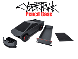 CYBERTRUCK PENCIL CASE 3d model