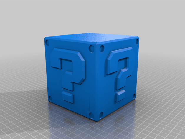 Super Mario Question Block 3d model