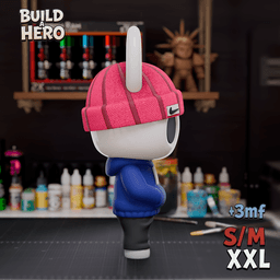 Hollow Knight Inspired Urban Vibes β Modular Assembly Figure | 3D Printable Collectible 3d model