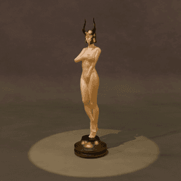 Lady Warrior Statue 3d model