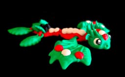 Baby Candy Christmas Dragon *Personal Use* 3d model