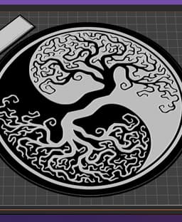 Tree of Life Yin Yang 2 3d model