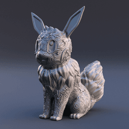 133. Eevee - Ornamental & Basic - Pokemon 3d model