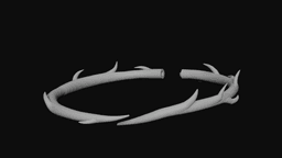 Cartethyia Spiked Anklet 3d model