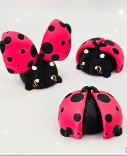 Tiny Flexi Ladybug 3d model
