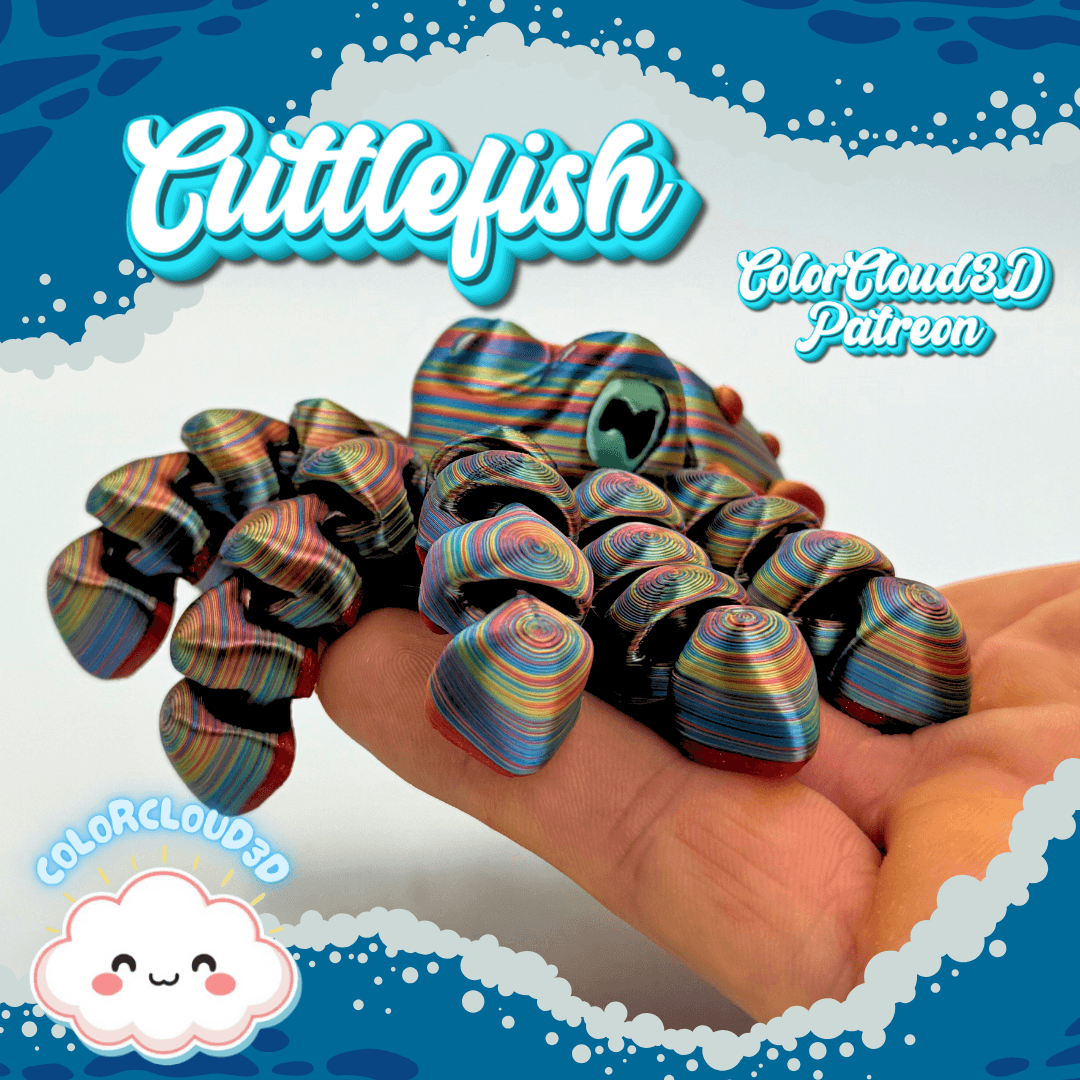 Cuttlefish Flexi 3d model