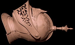 CARIAN KNIGHT HELMET life size – Elden Ring Fan Art 3d model