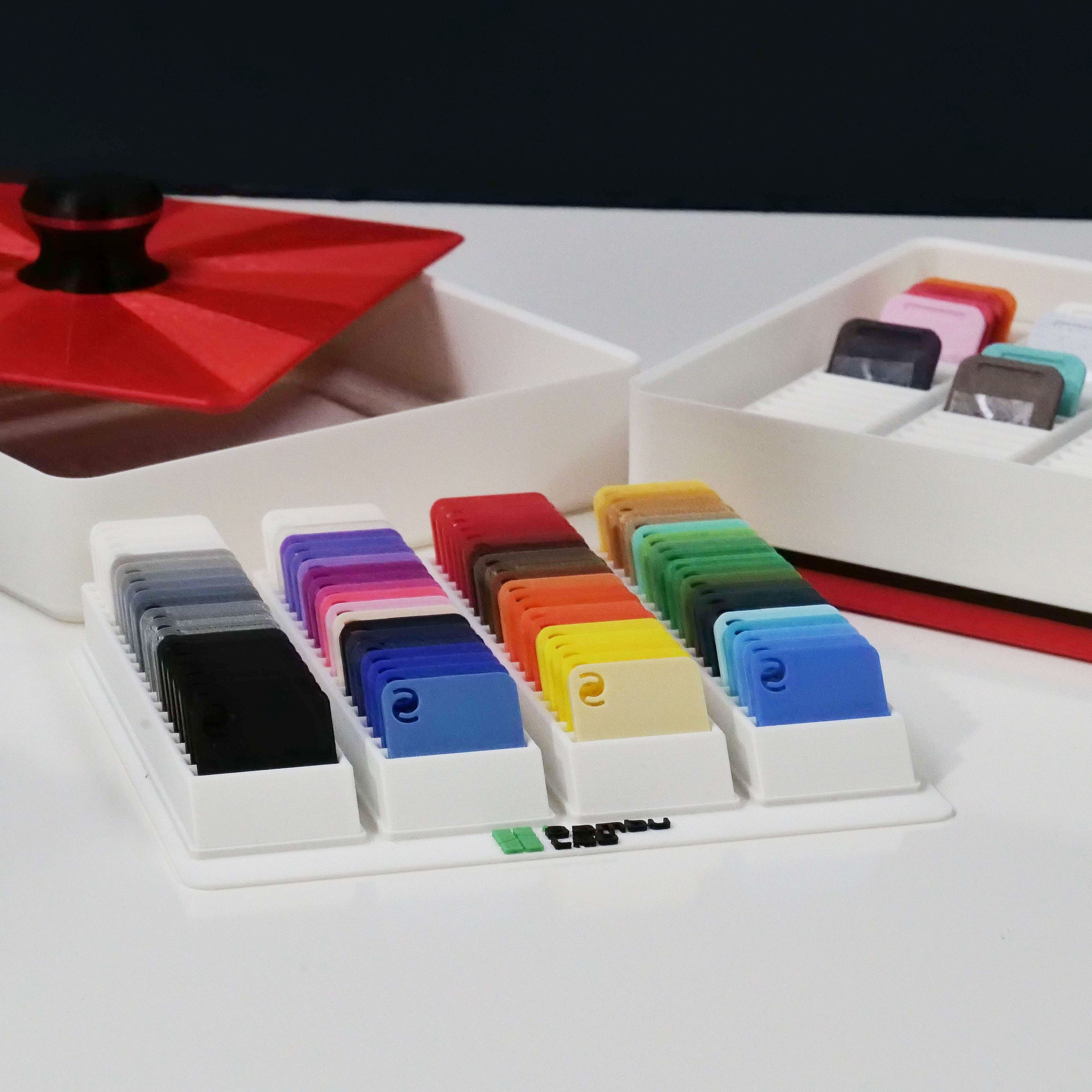 Stacking Filament Swatch System 3d model