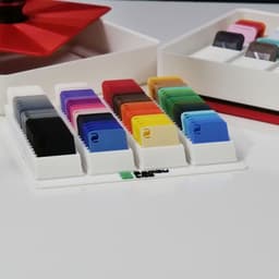 Stacking Filament Swatch System 3d model