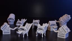 Mimic Collection (DND / TTRPG) 3d model