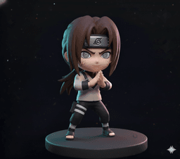 NEJI DELUXE EDITION CHIBI – NARUTO 3D MODEL (STL FILE) 3d model