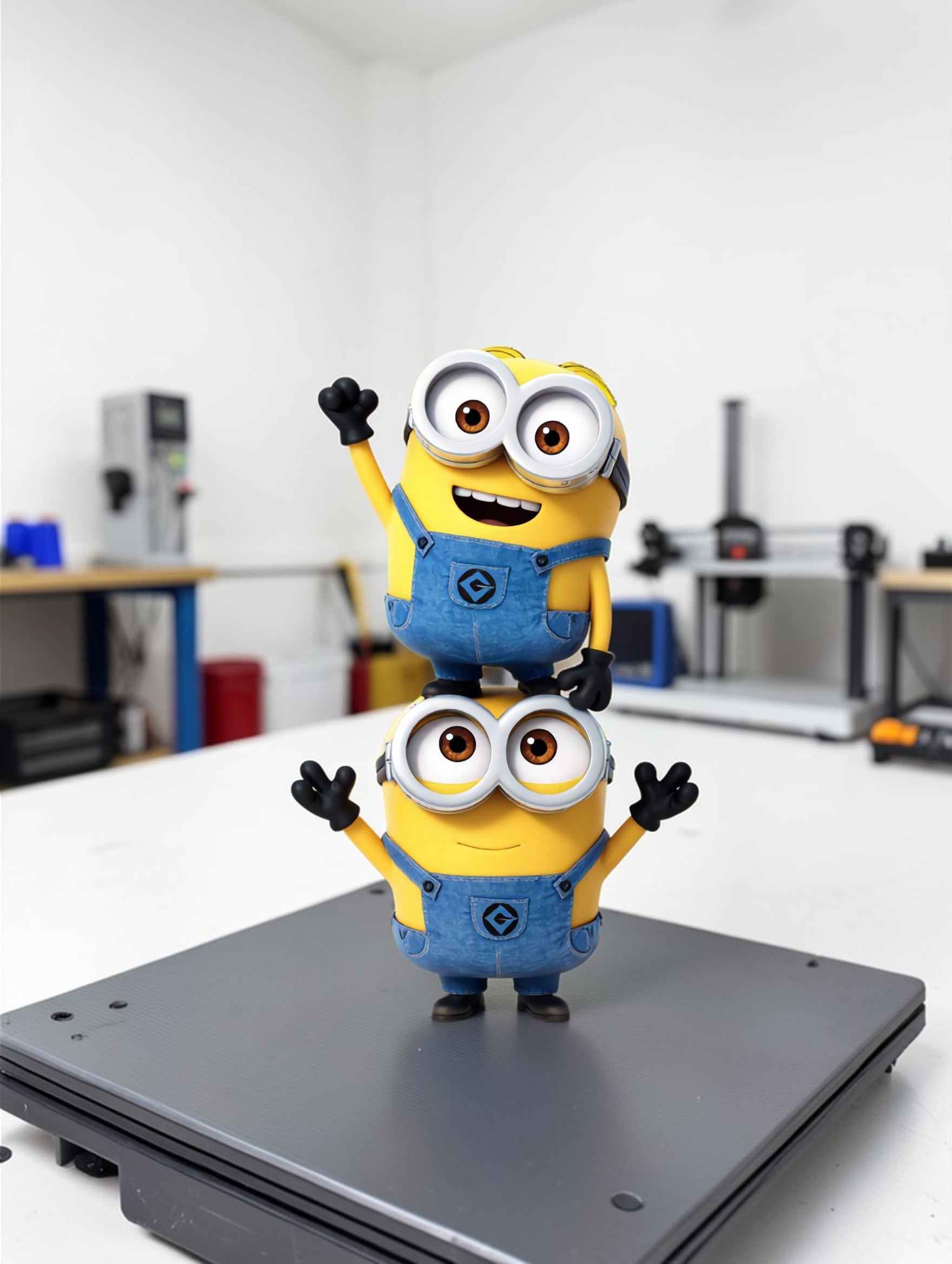 Stacked Minions 3d model