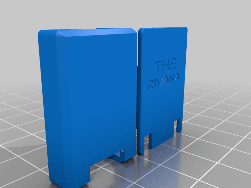 TP4056 Case 3 pin connector at end 3d model