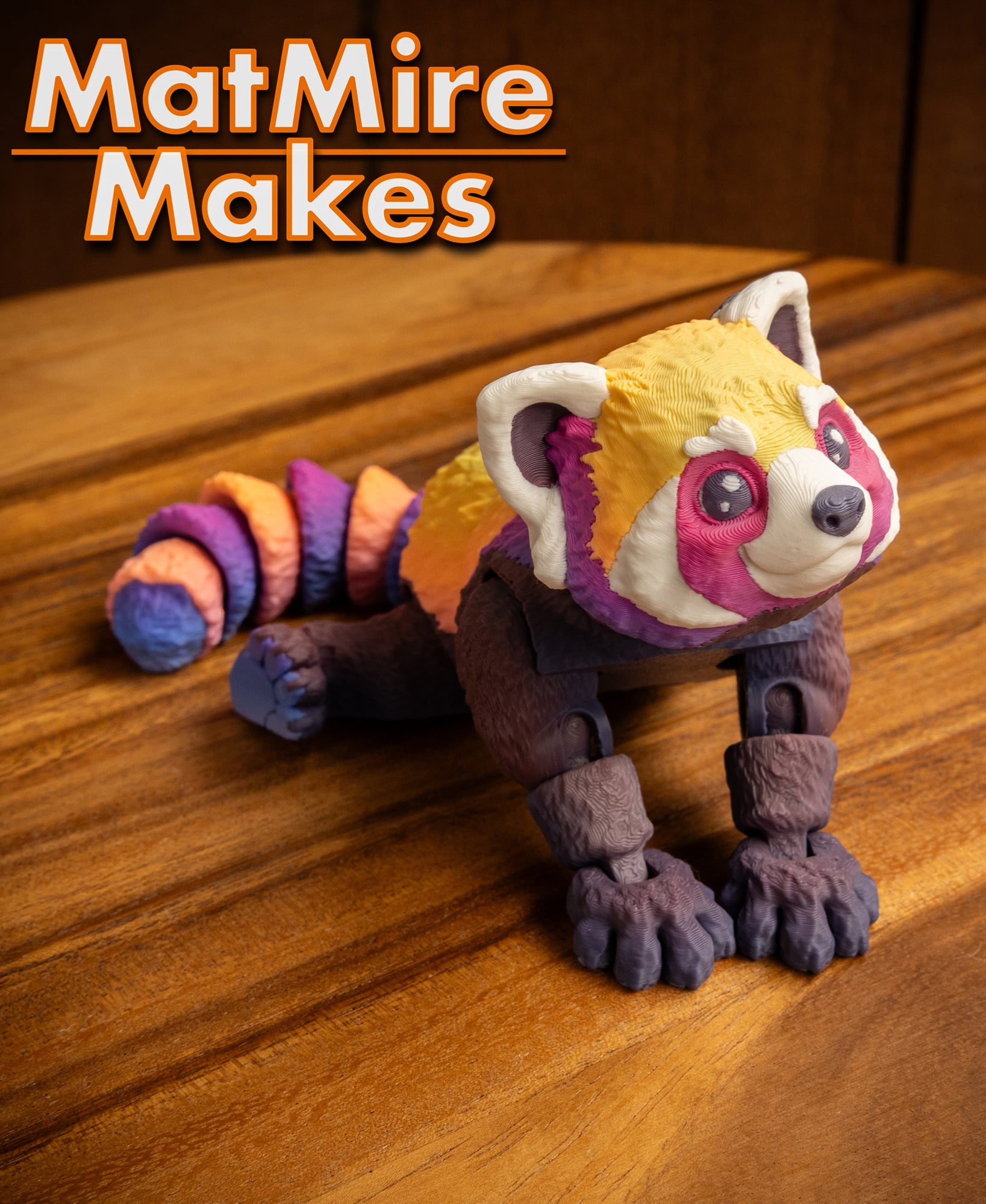 Red Panda - Articulated Figure 3d model