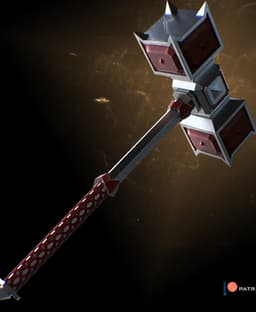 Dain Ironfoot hammer and stand 3d model