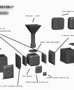 Dain Ironfoot hammer and stand 3d model