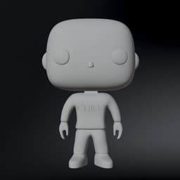 Free Funko Male Base Chill Shirt 3d model