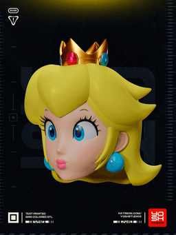 Blonde Princess Mask 3D Printer STL 3d model