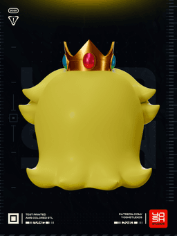Blonde Princess Mask 3D Printer STL 3d model