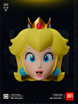 Blonde Princess Mask 3D Printer STL 3d model