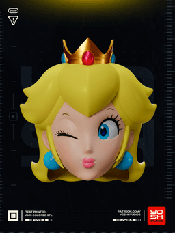 Blonde Princess Mask 3D Printer STL 3d model