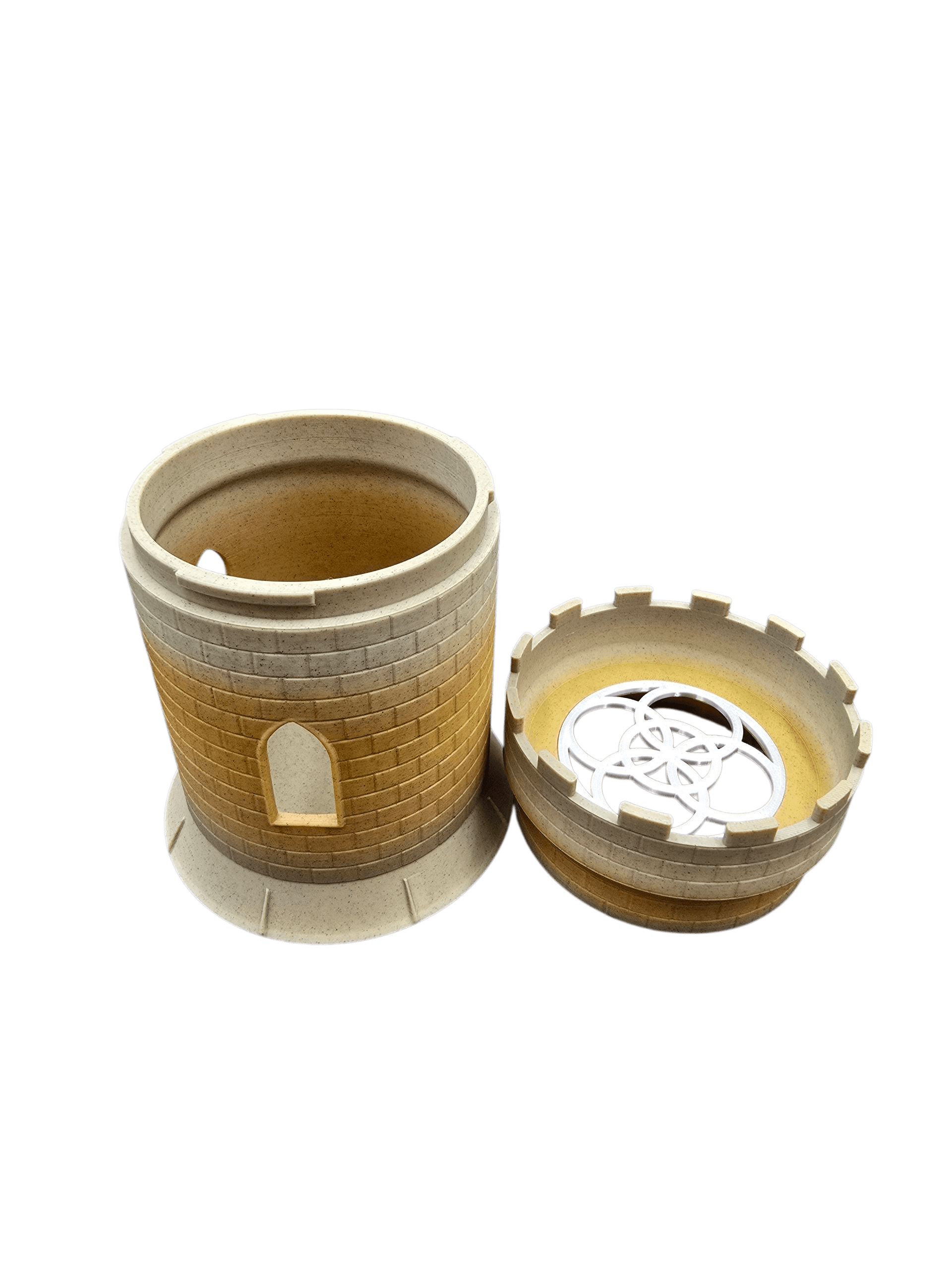 Round Castle Tower Container 3d model