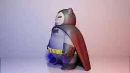 Snorlax Batman - Multiparts +3MF 3d model