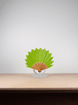 Folding Palm Hand Fan (Mini) 3d model