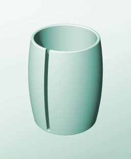 CR162-250-S Modular Stacking slotted container for home decor 3d model