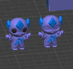 Sagittarius Flexi Imp - Zodiac Imp Collection Part 1 – Keychain & Straw Buddy, No Supports 3D Print 3d model
