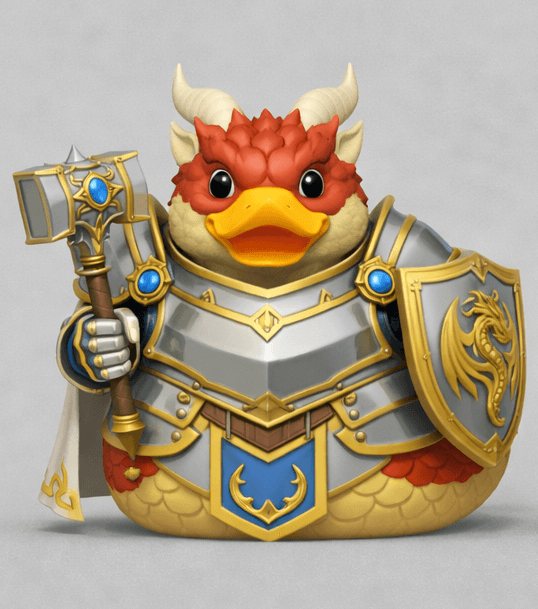 Dragon Paladin Duck 3d model