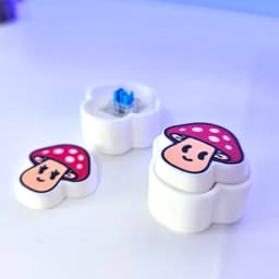 Mushroom & Gnome Clickers – Setas y Gnomos – Otoño 3D Printing 3d model