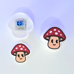 Mushroom & Gnome Clickers – Setas y Gnomos – Otoño 3D Printing 3d model