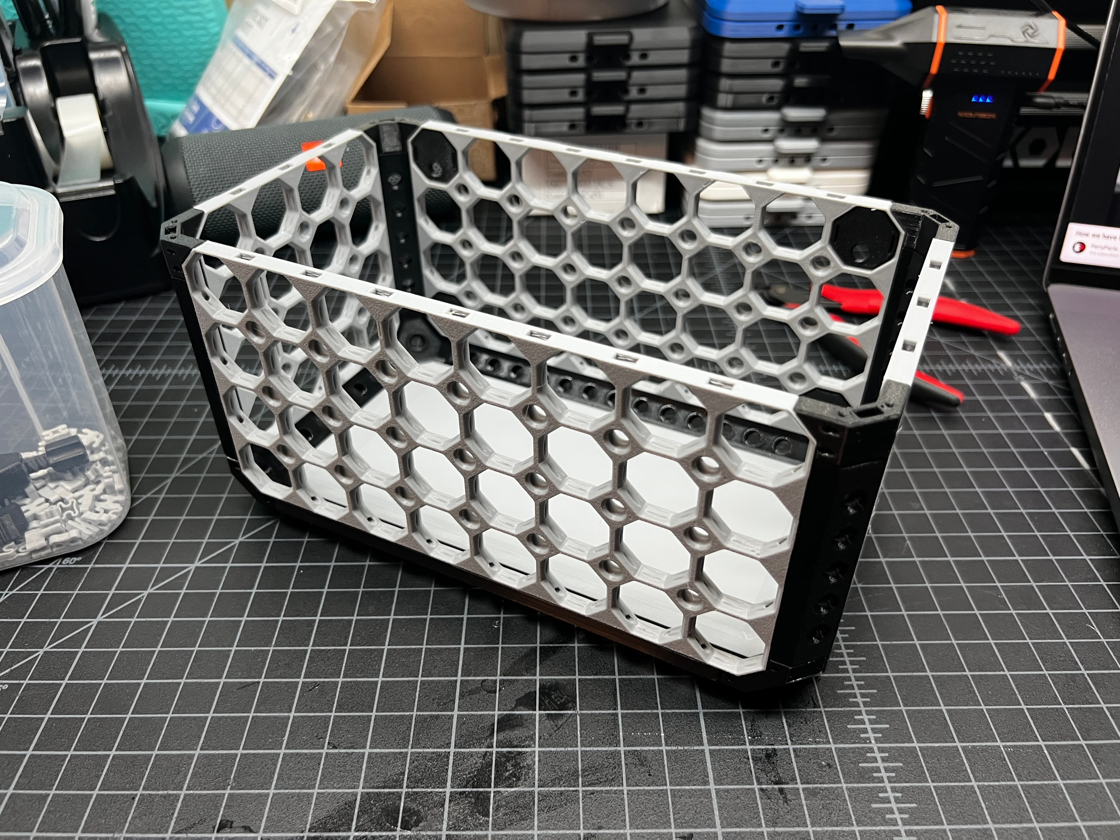 fun project - my thumbs may disagree - i think it needs rail toppers - going to look now to see if they exist and if not, make some