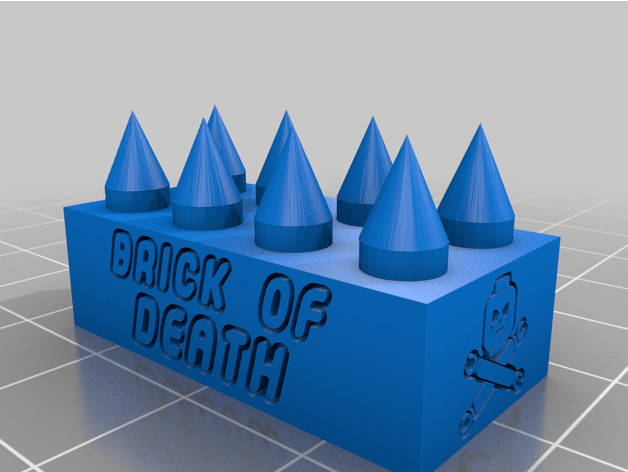 Lego Brick of Death 3d model