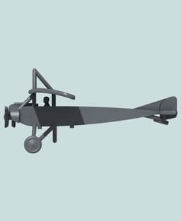 1:144 Pfalz E.III 3d model
