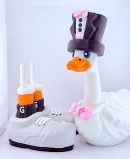 Groom Goose Gear for Porch Goose 3d model