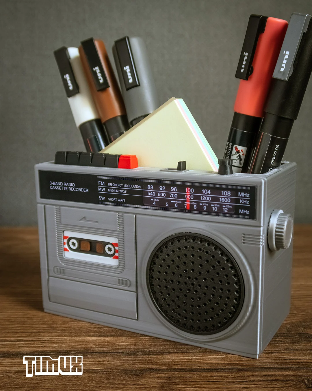 VINTAGE RADIO PEN HOLDER 3d model