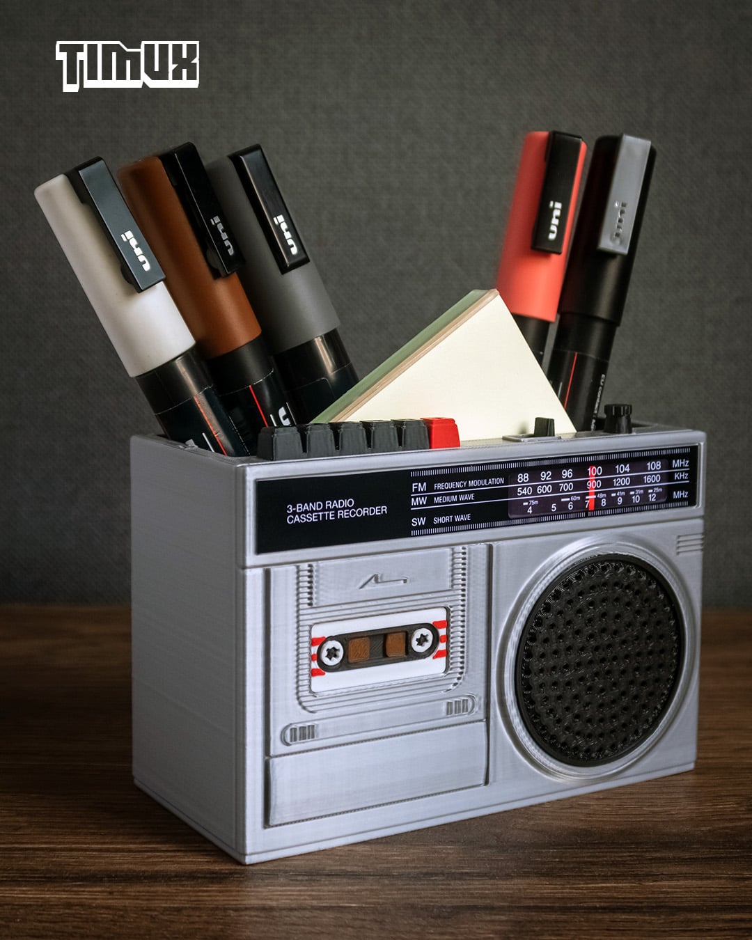 VINTAGE RADIO PEN HOLDER 3d model