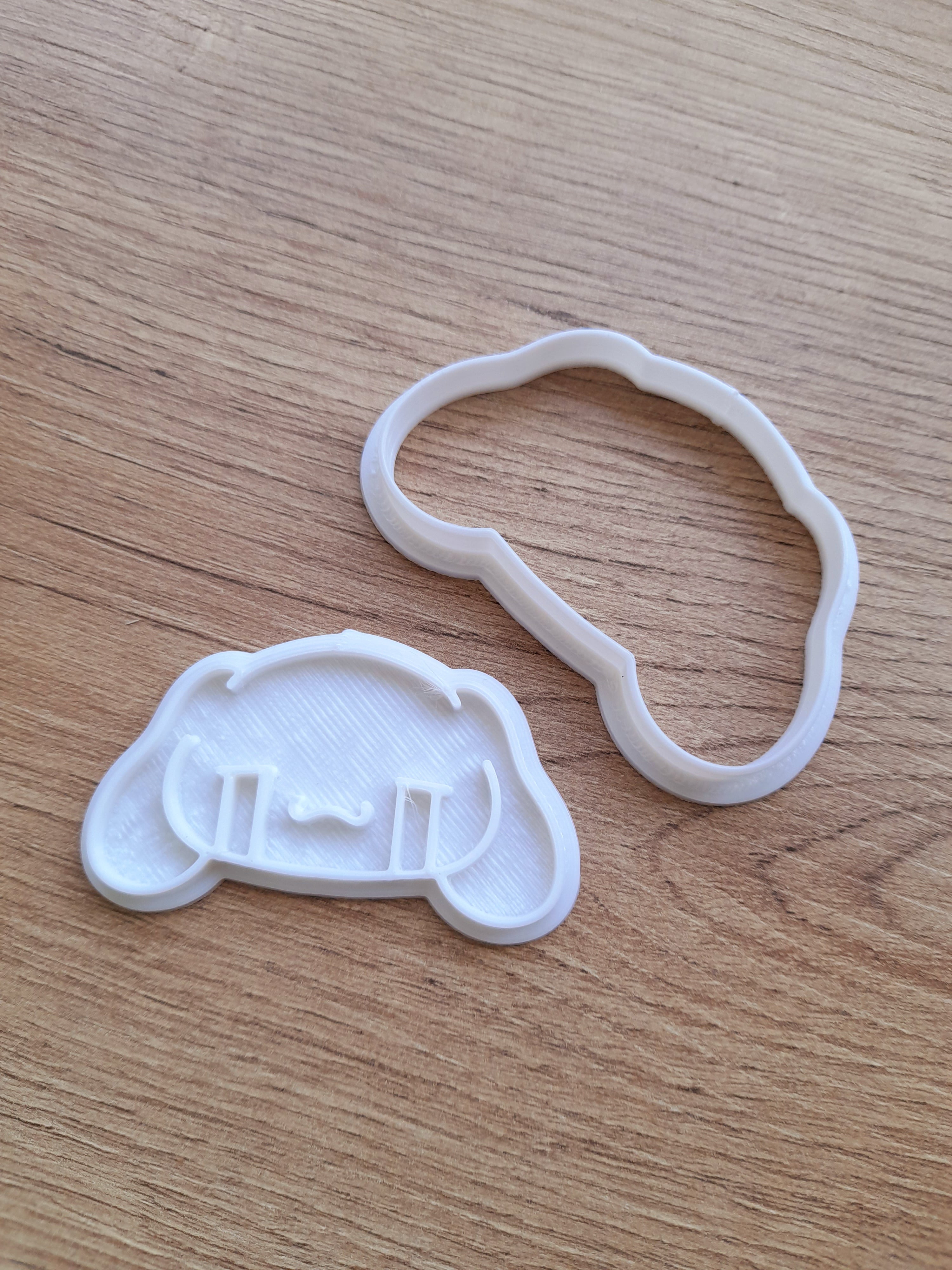 SANRIO CINNAMOROLL COOKIE CUTTER SAD 3d model